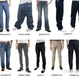 👖 Men’s Bootcut Jeans Bundle : 3 Pairs (Wrangler & Levi’s)